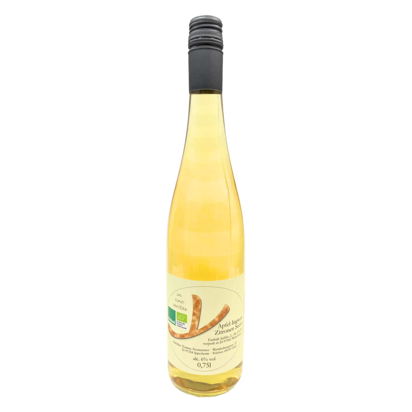 Apfelsecco Ingwer Zitrone