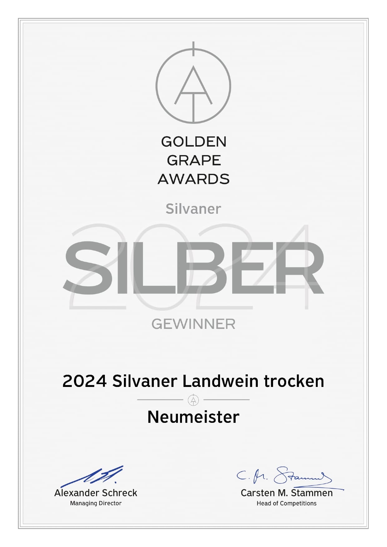 Silvaner 2024 trocken